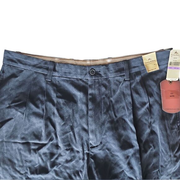 Tommy Bahama Grayston Island Pants NWT  Silk Blend Relaxed Fit Sz 38 x 30 Luxury - Picture 3 of 16